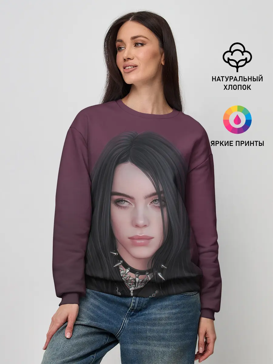 Женский свитшот / Black Eilish