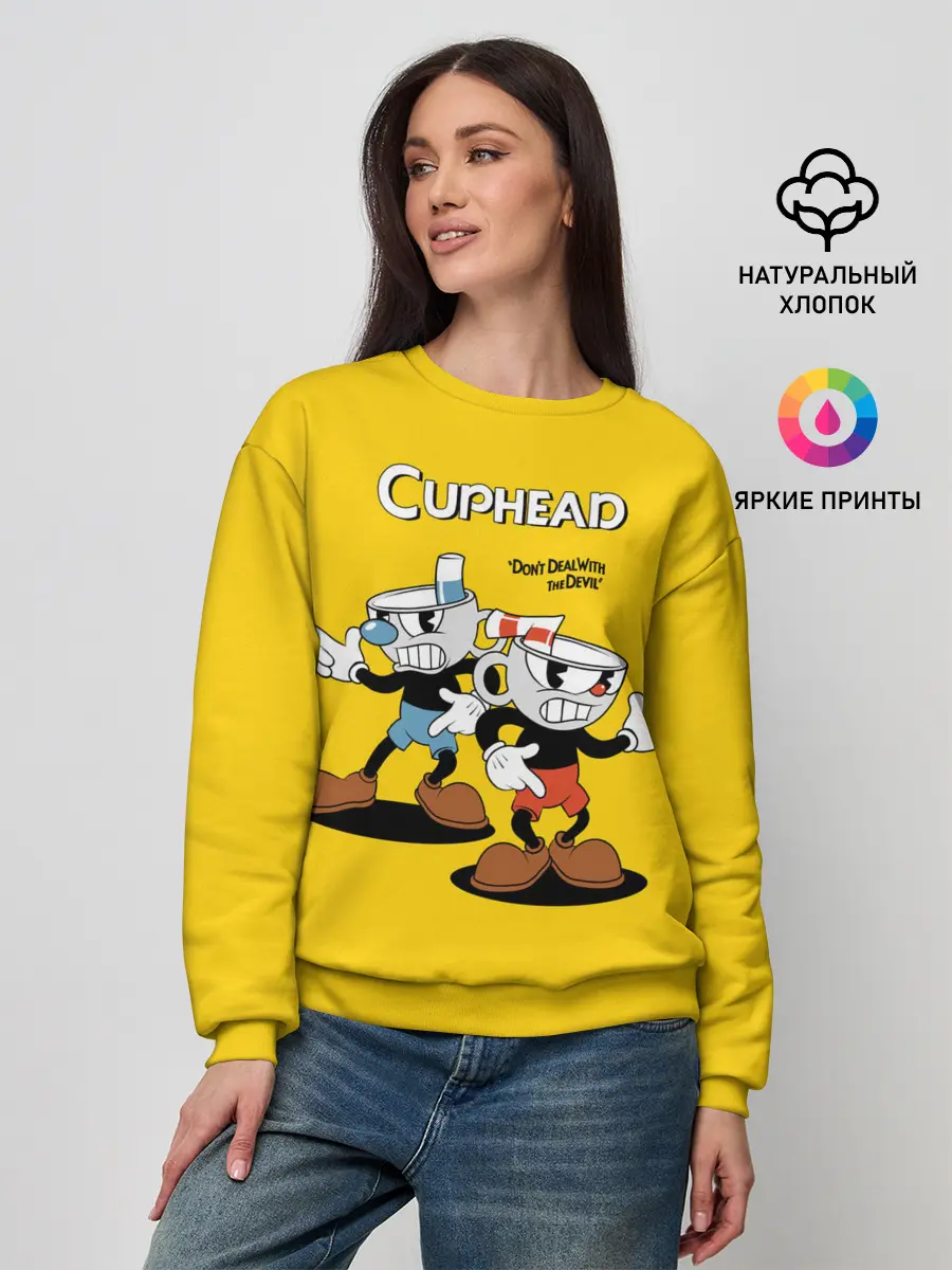 Женский свитшот / Cuphead