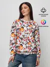 Женский свитшот / Снегири