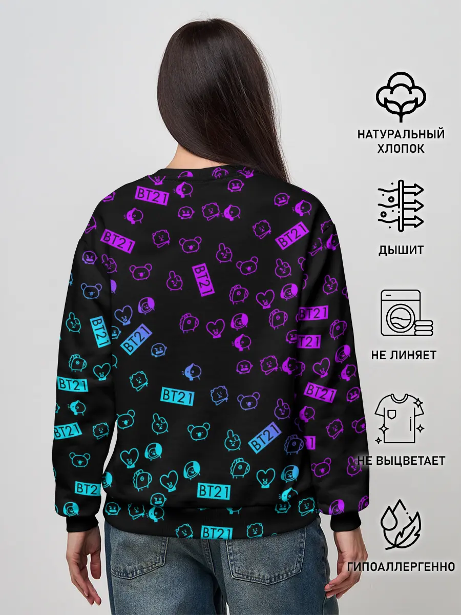 Женский свитшот / BTS BT21