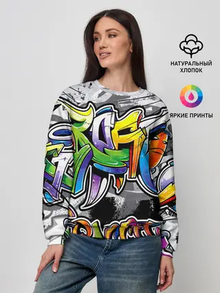 Женский свитшот / city street