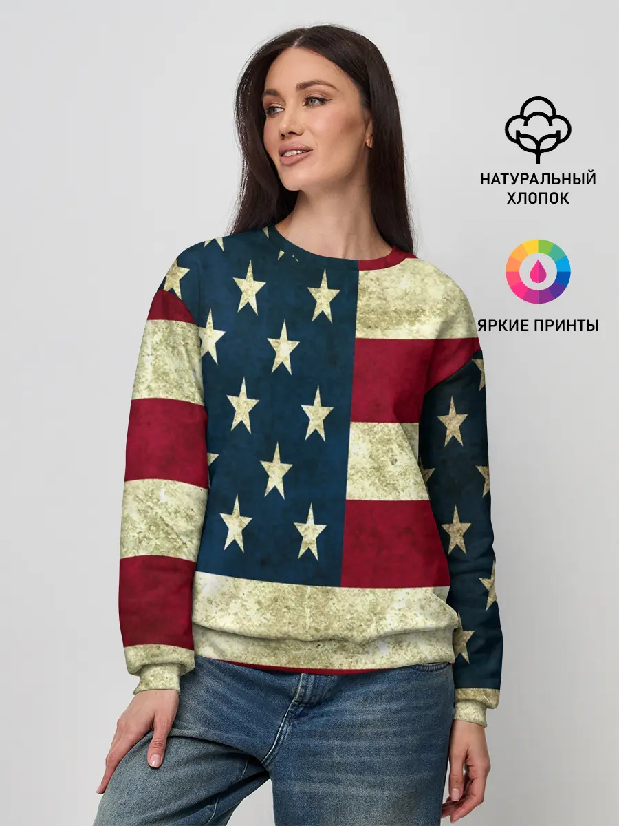 Женский свитшот / usa collection 2019