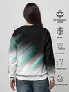 Женский свитшот / GLITCH STRIPES