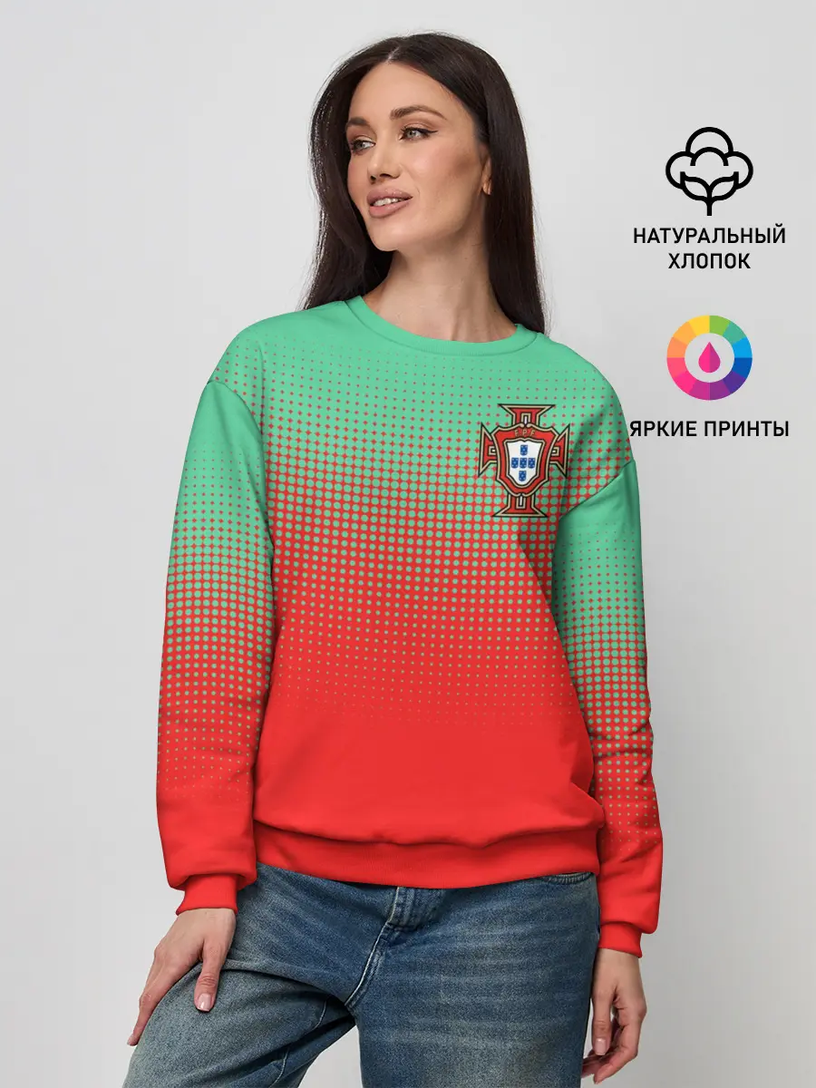 Женский свитшот / Сборная Португалии
