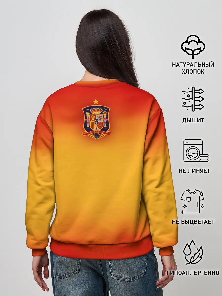Женский свитшот / Сборная Испании