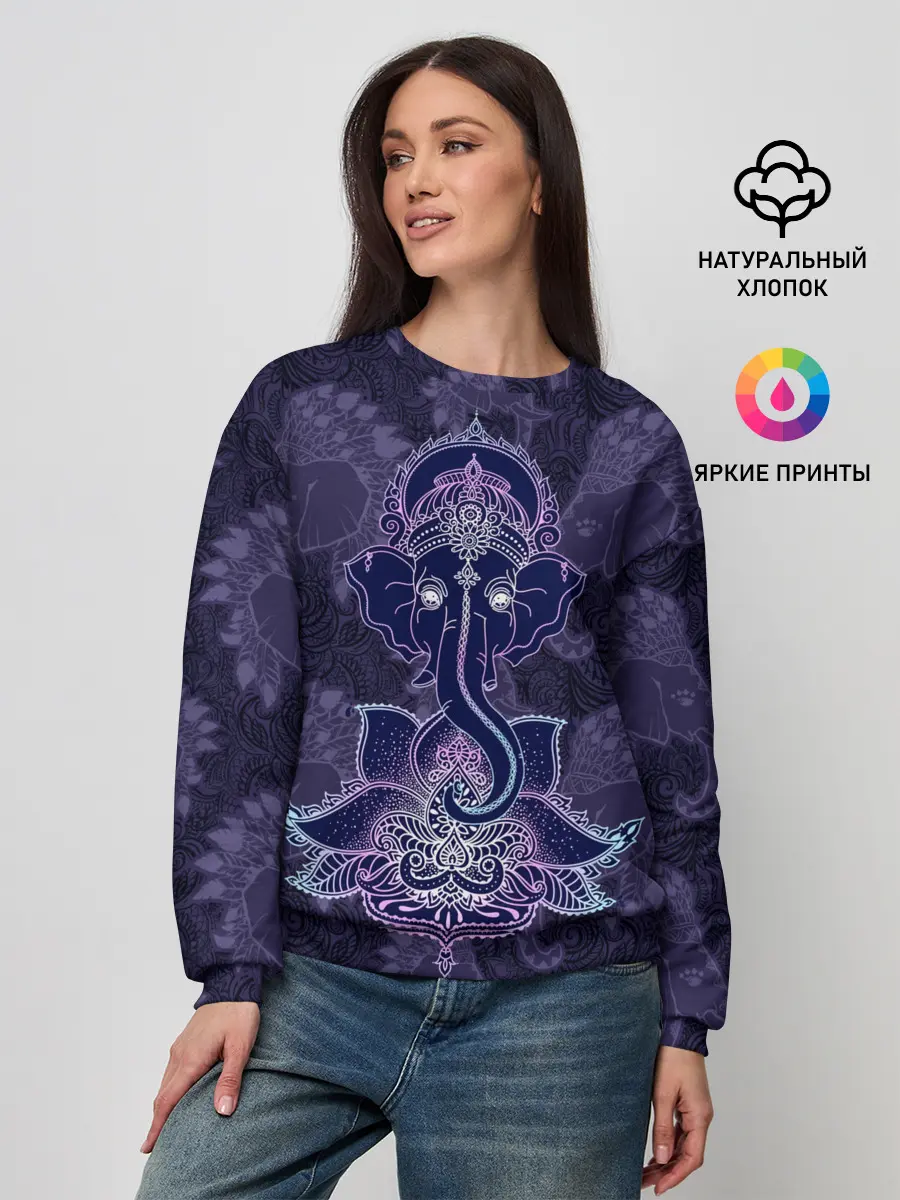 Женский свитшот / Ганеша