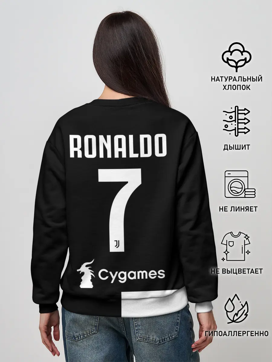 Женский свитшот / Ronaldo Juventus Home 19/20