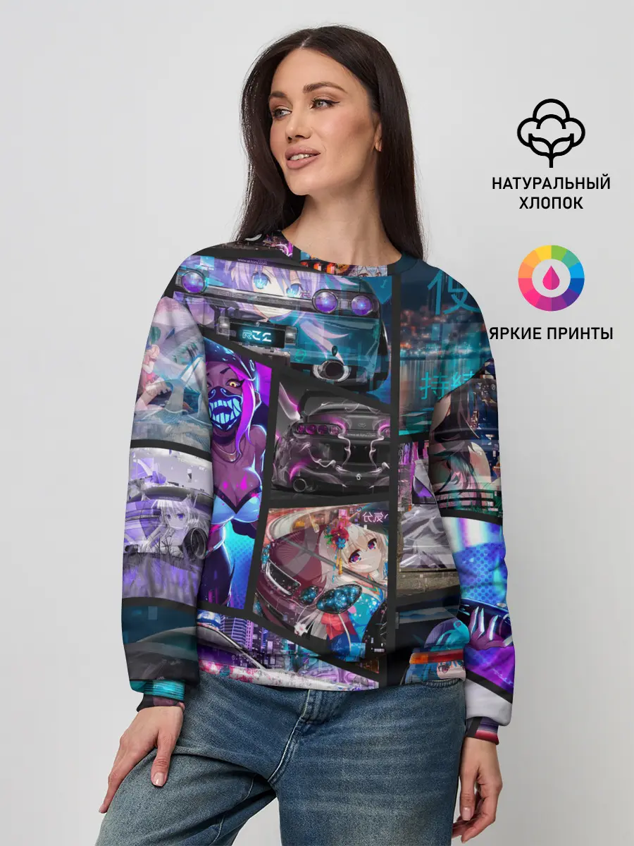 Женский свитшот / JDM Anime