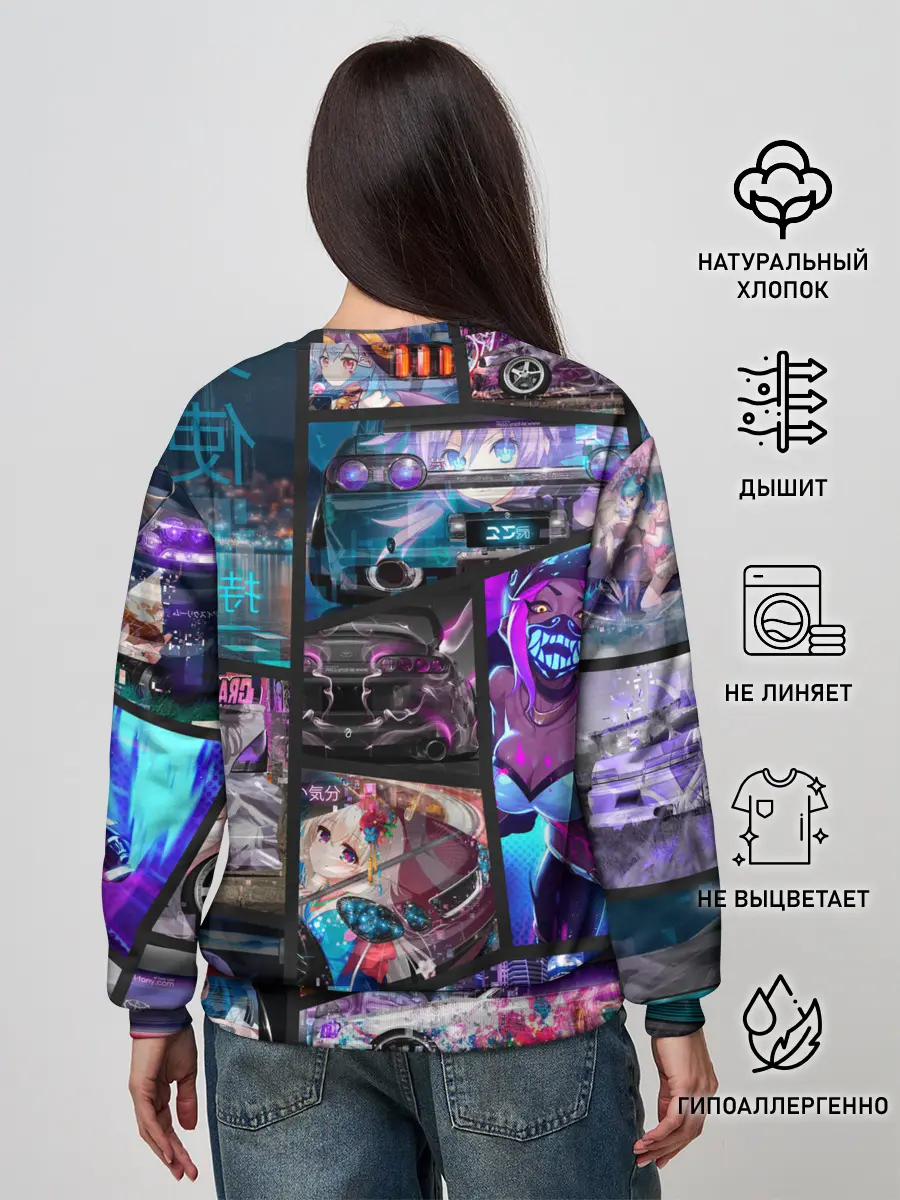 Женский свитшот / JDM Anime