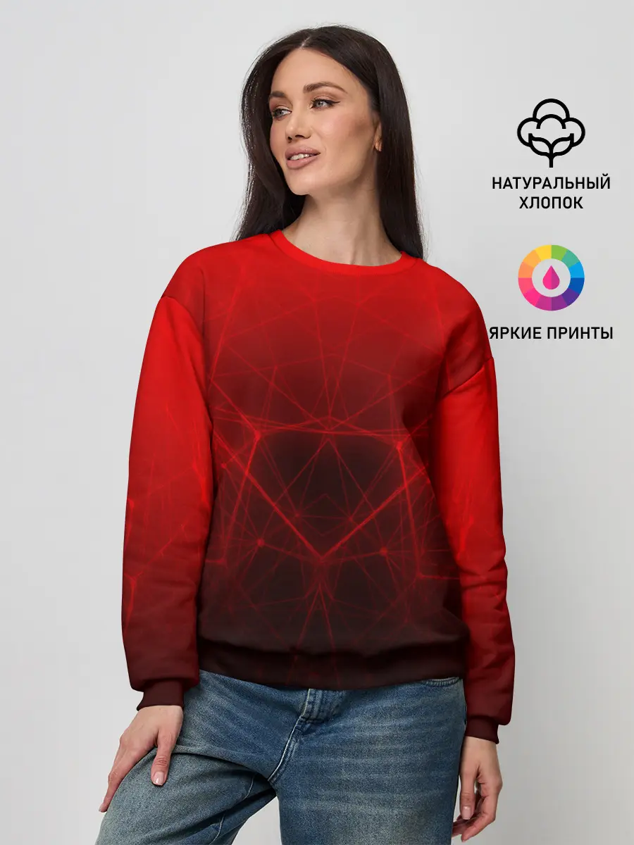 Женский свитшот / ГОЛОГРАФИЧЕСКАЯ ЗАЩИТА
