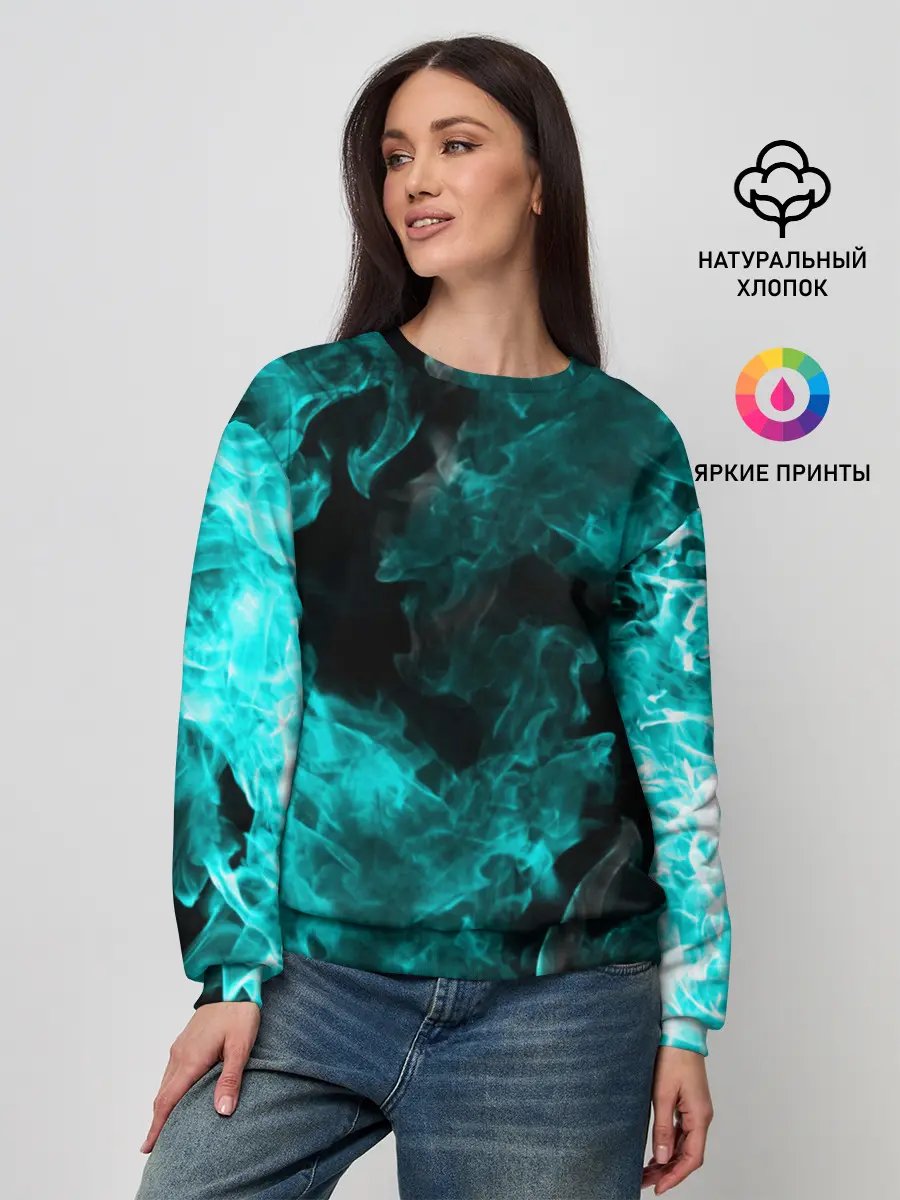 Женский свитшот / ОГОНЬ