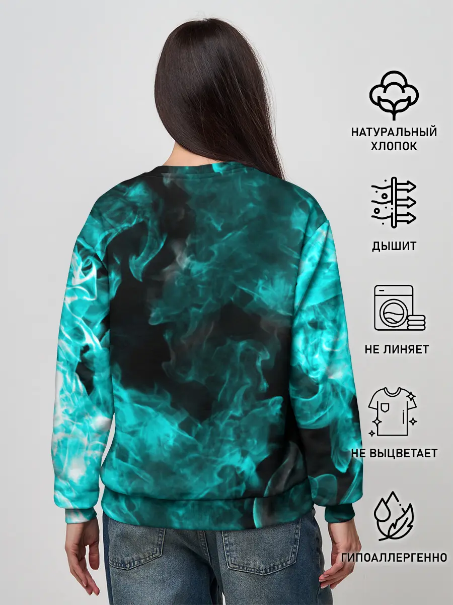 Женский свитшот / ОГОНЬ