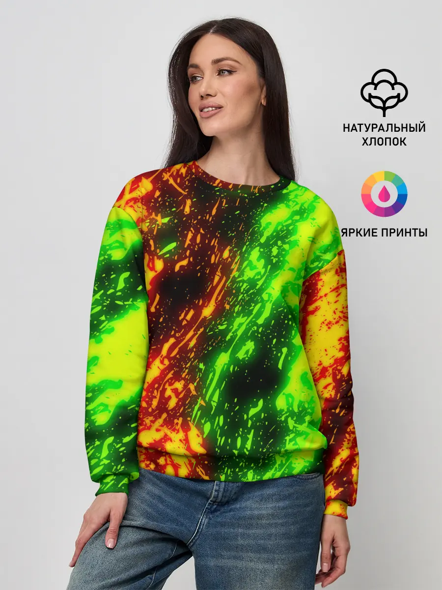 Женский свитшот / TOXIC FLAME