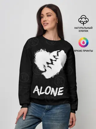 Женский свитшот / Alone