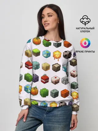 Женский свитшот / Minecraft