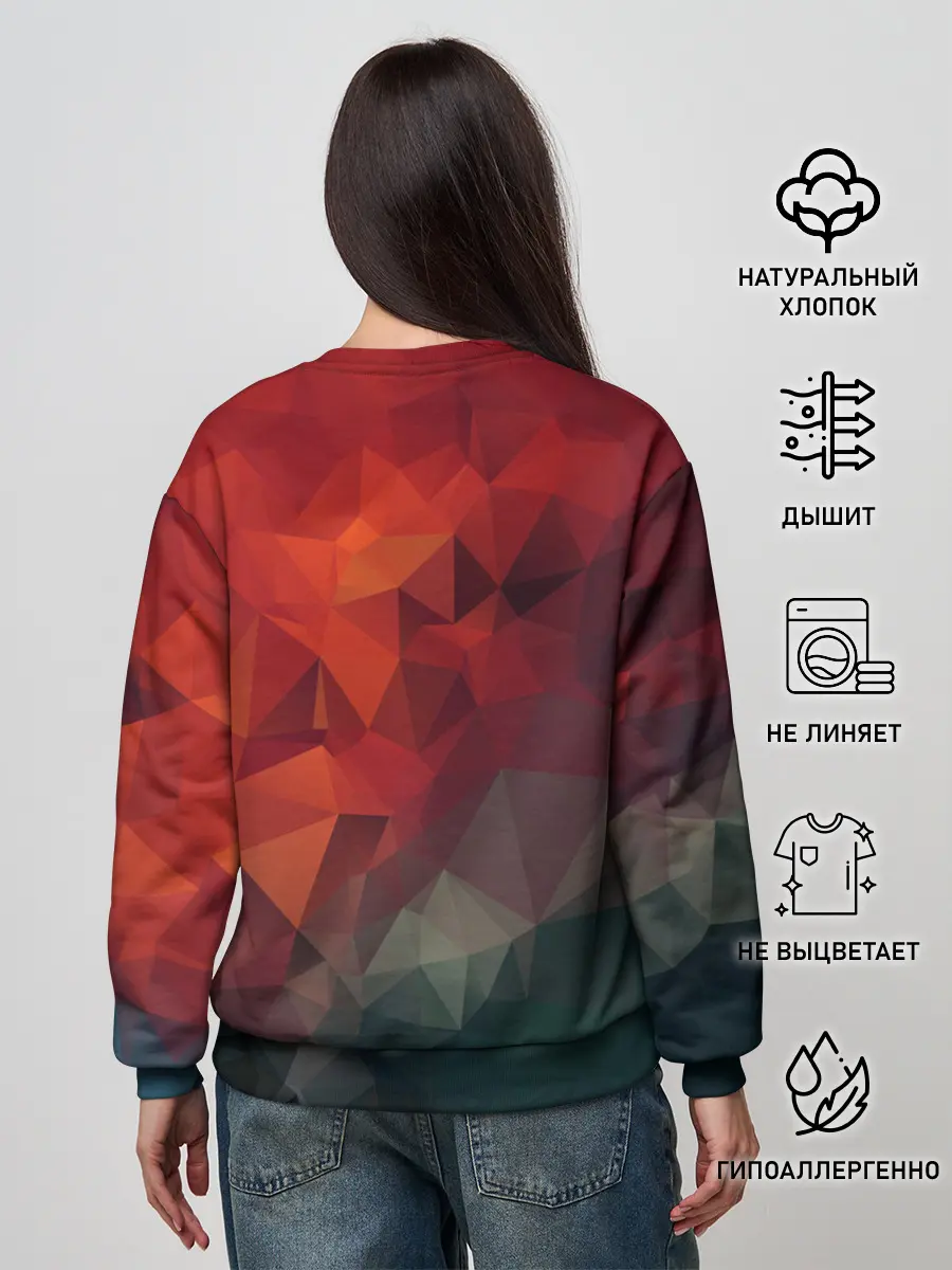 Женский свитшот / АБСТРАКЦИЯ.