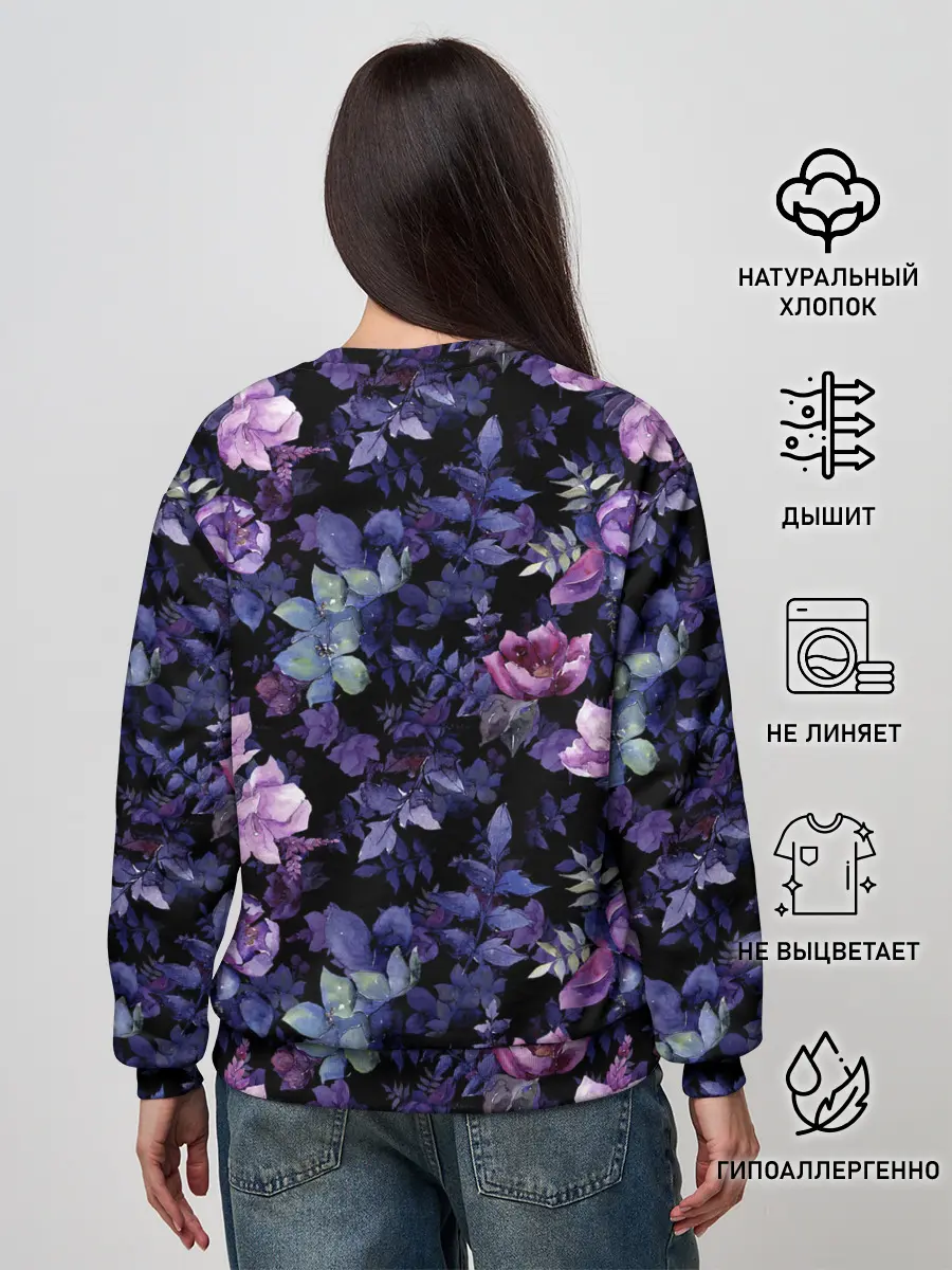 Женский свитшот / Цветочный сад