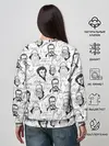 Женский свитшот / Великие писатели-классики