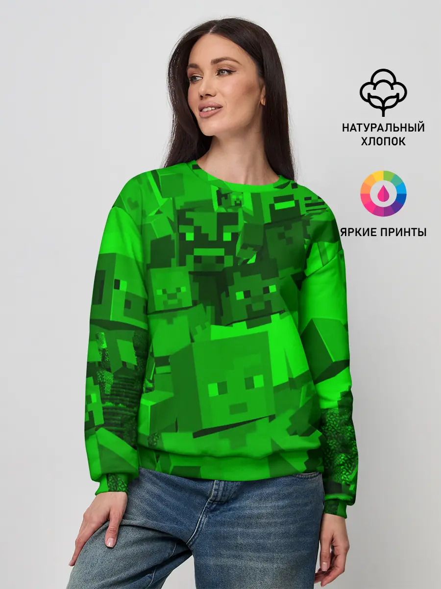 Женский свитшот / MINECRAFT GAME