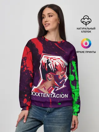 Женский свитшот / XXXTENTACION.