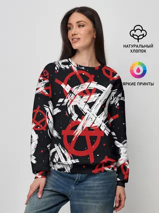 Женский свитшот / Анархия