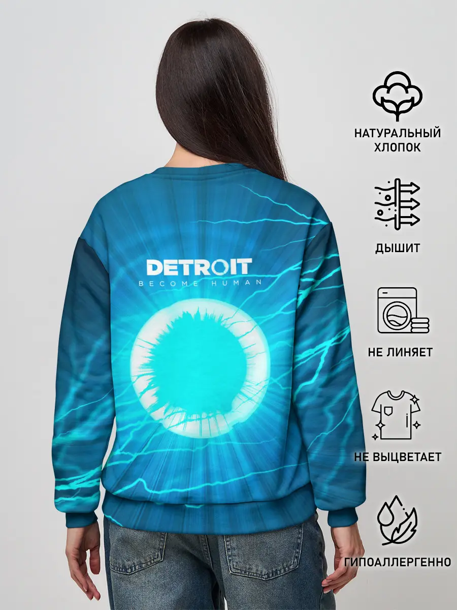 Женский свитшот / Detroit: Вecome Human