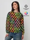 Женский свитшот / Чешуя дракона
