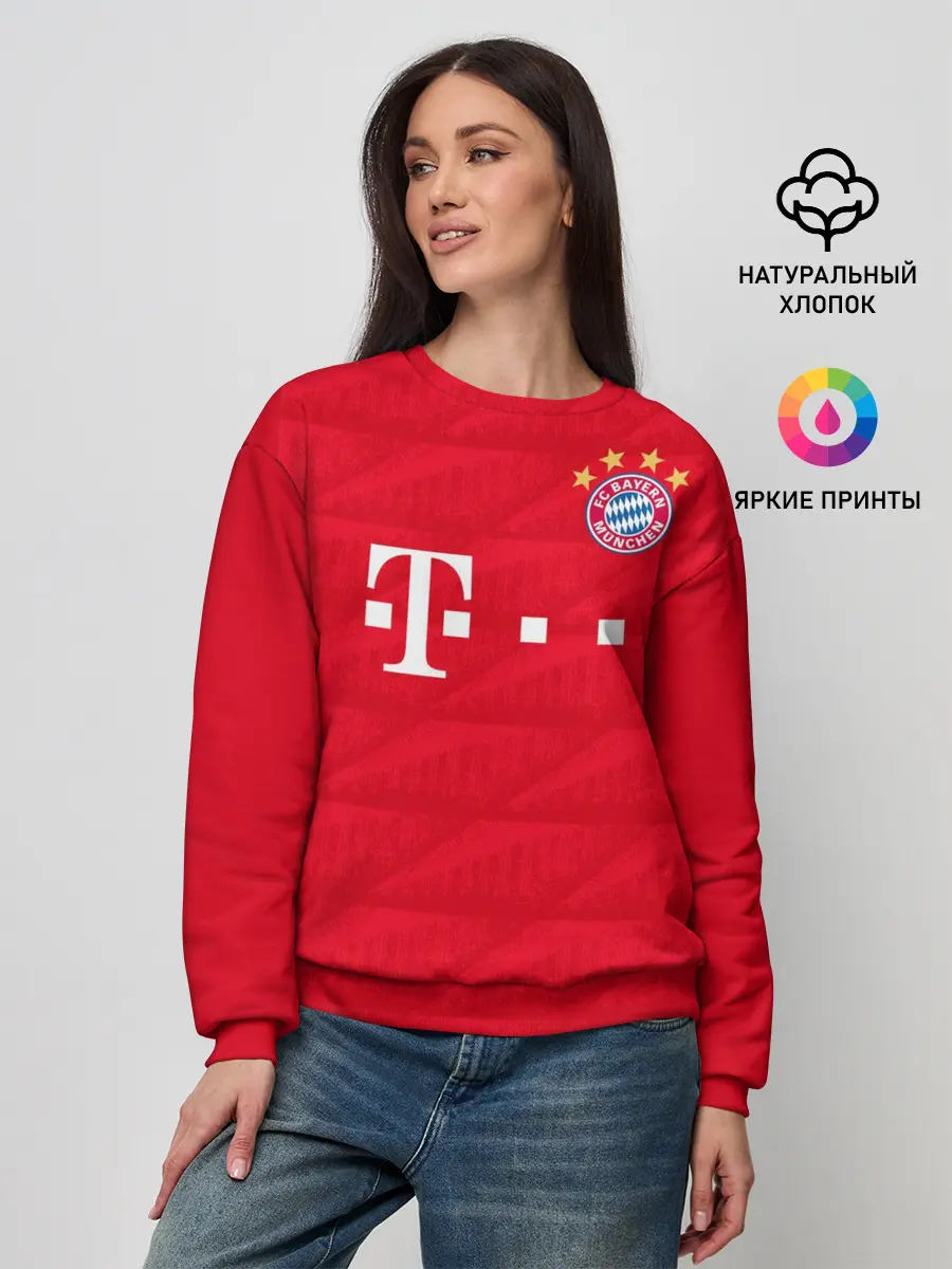 Женский свитшот / Bayern home 19-20