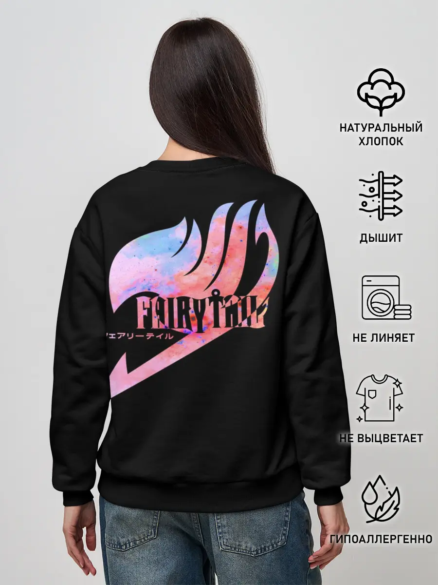 Женский свитшот / радужный символ Фейри Тейл