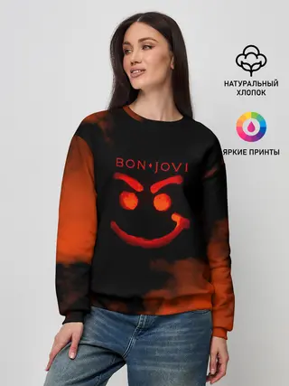 Женский свитшот / Bon Jovi