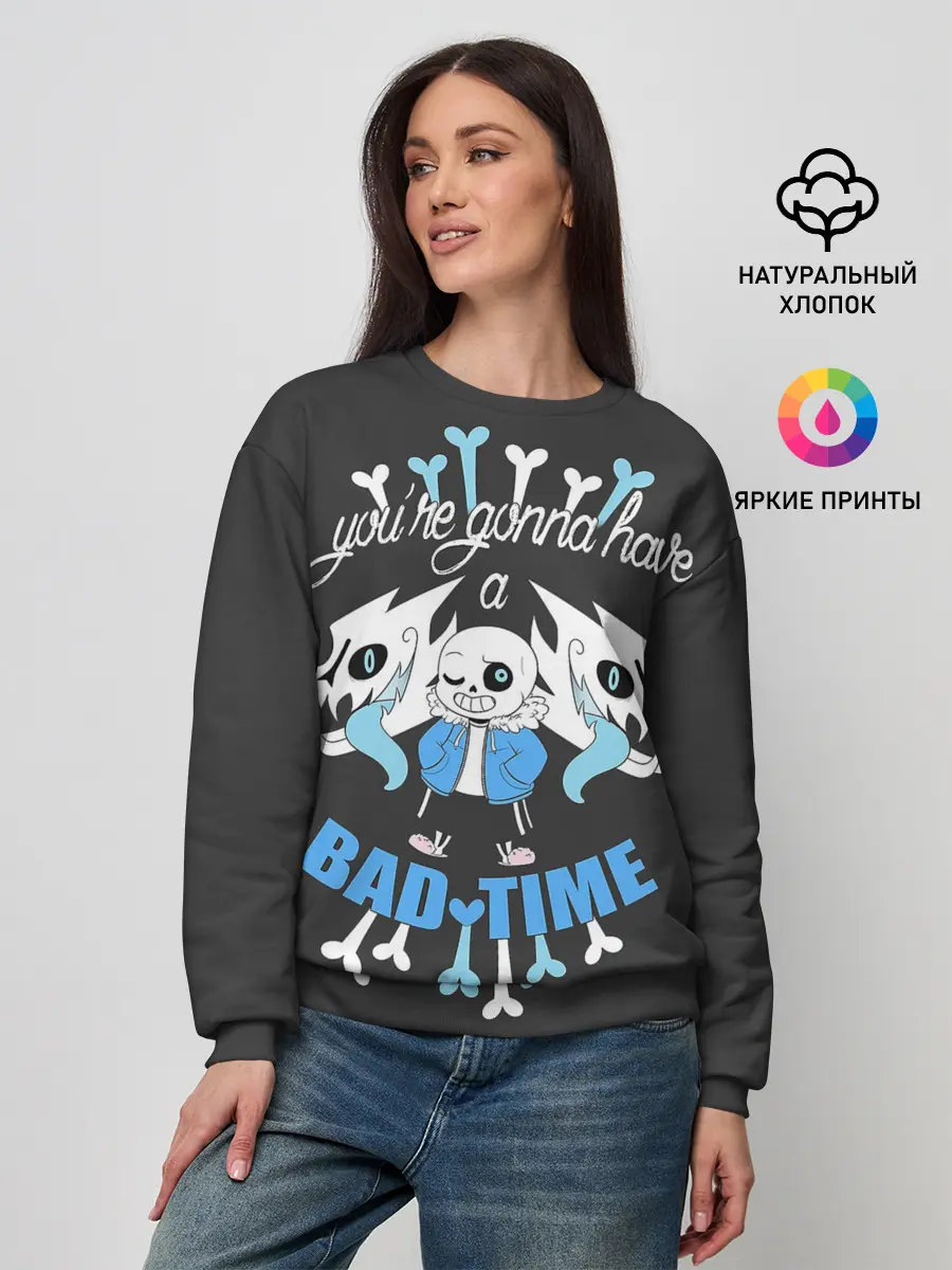 Женский свитшот / BAD TIME