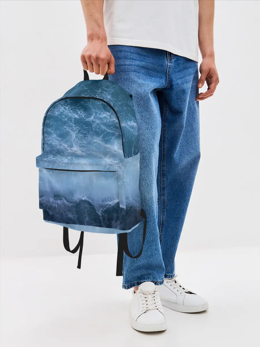 Рюкзак джинсовый / океан