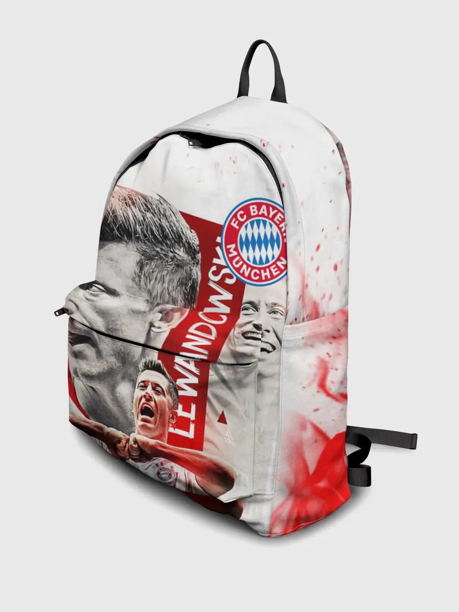 Рюкзак джинсовый / РОБЕРТ ЛЕВАНДОВСКИ / БАВАРИЯ