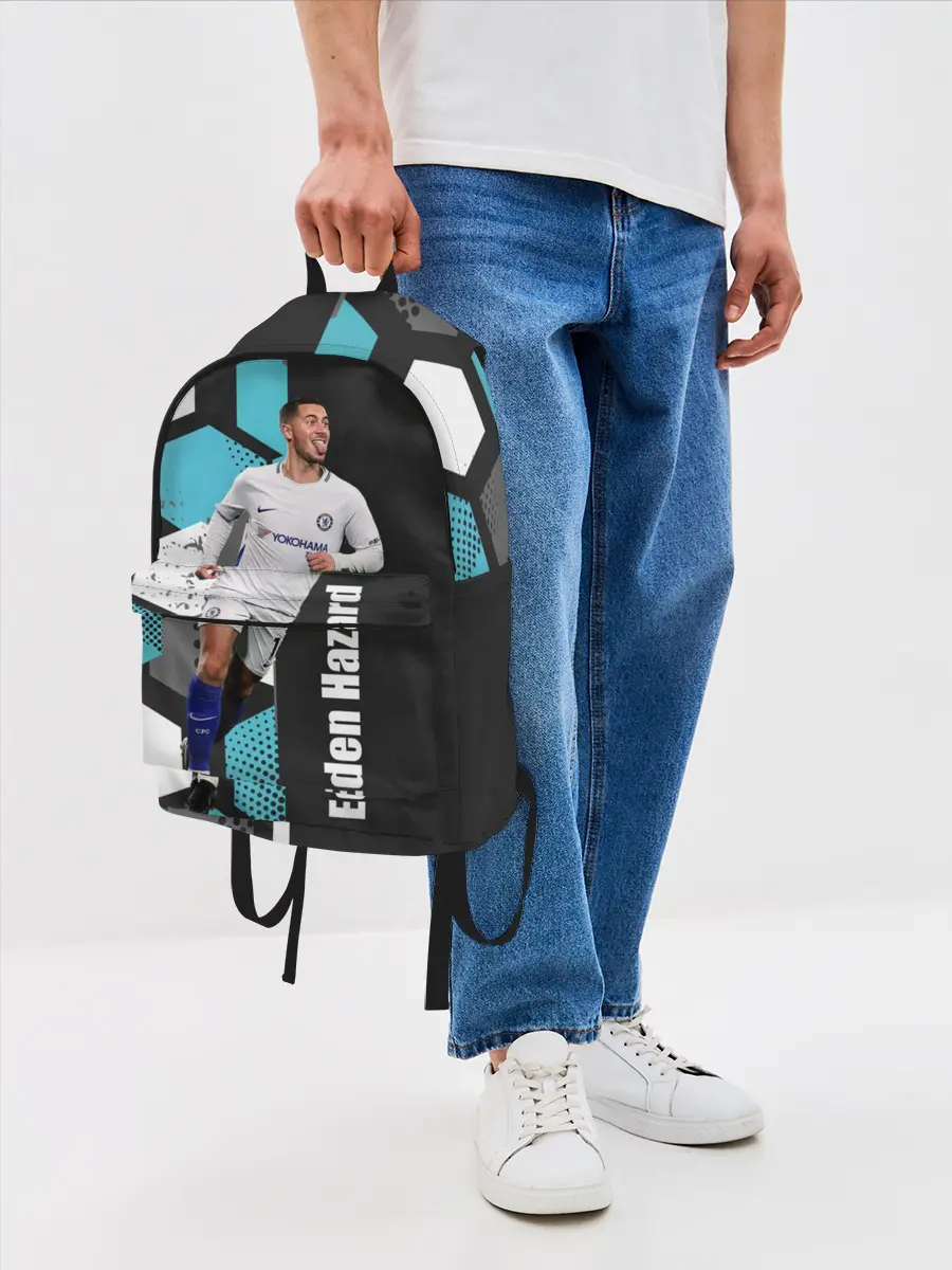 Рюкзак джинсовый / Эден Азар