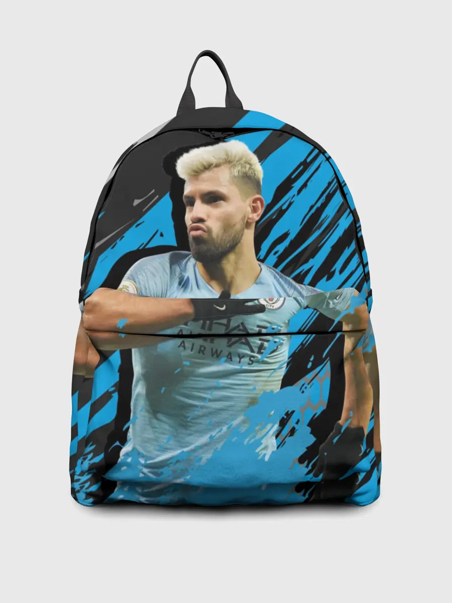 Рюкзак джинсовый / Серхио Агуэро