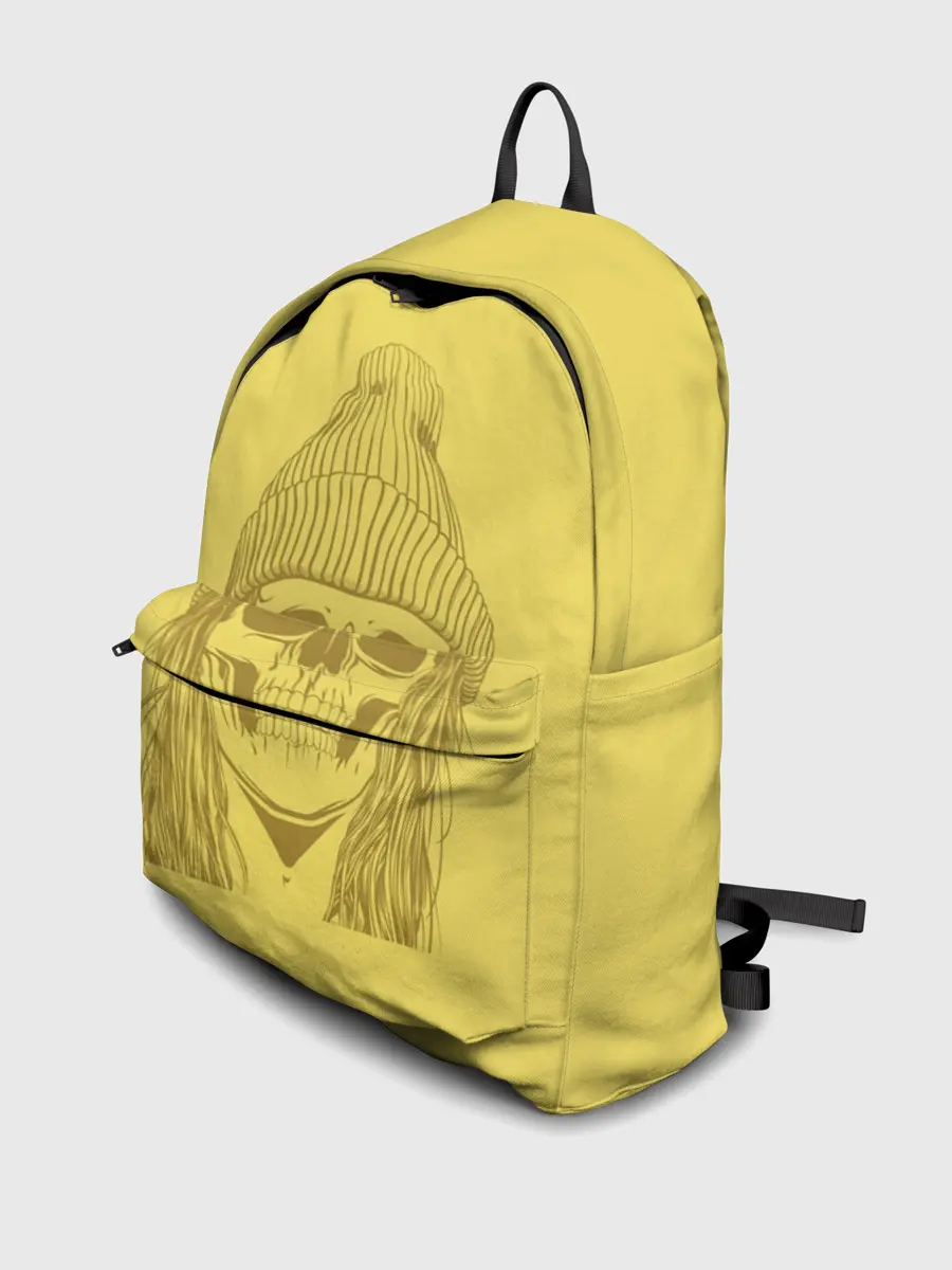 Рюкзак джинсовый / Черно БелЫй ЧереП