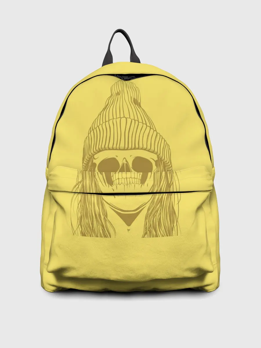 Рюкзак джинсовый / Черно БелЫй ЧереП