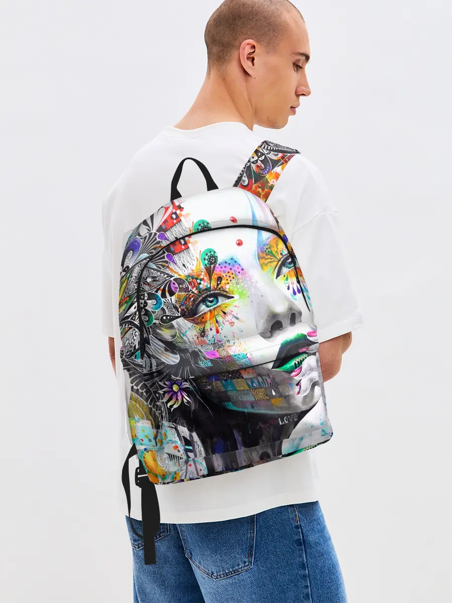 Рюкзак джинсовый / Абстрактная