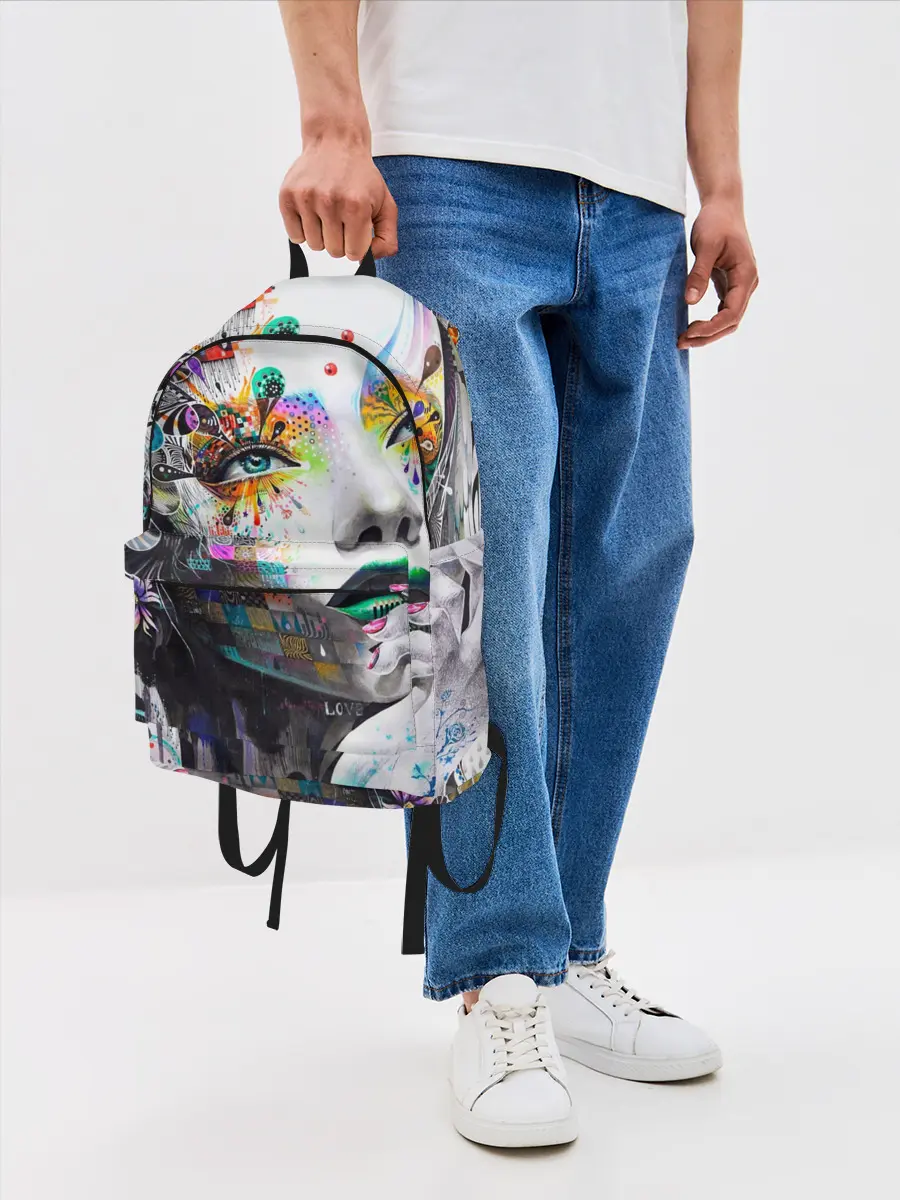Рюкзак джинсовый / Абстрактная