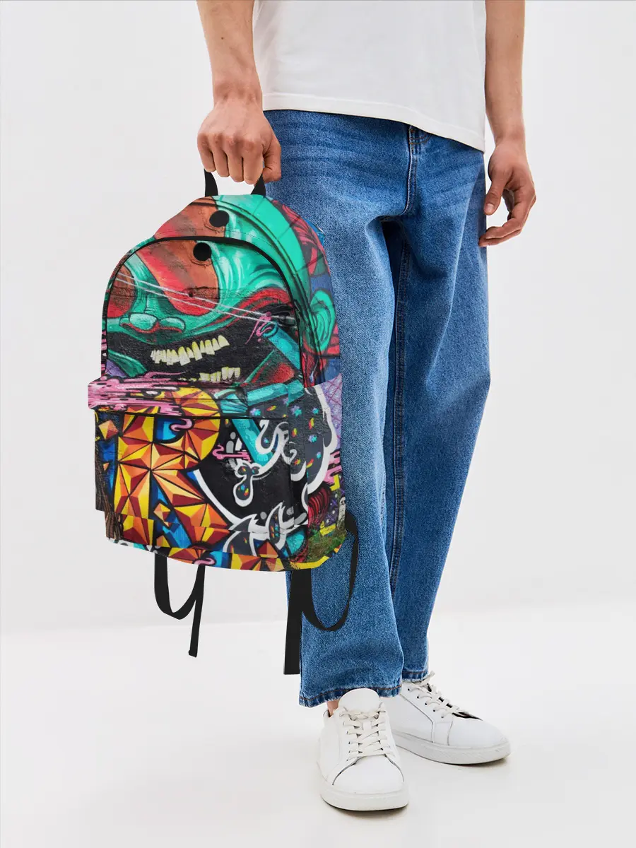 Рюкзак джинсовый / Граффити