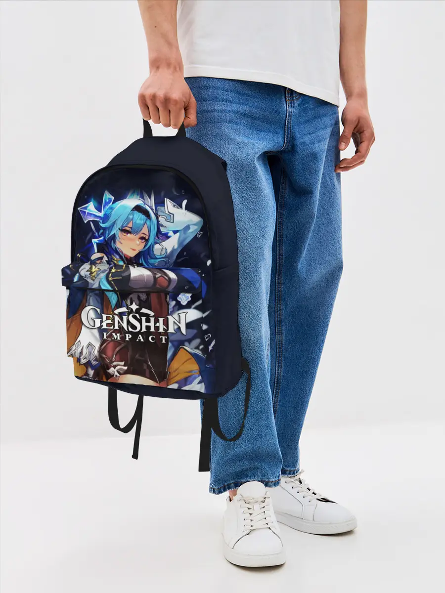 Рюкзак джинсовый / Eula / Genshin Impact