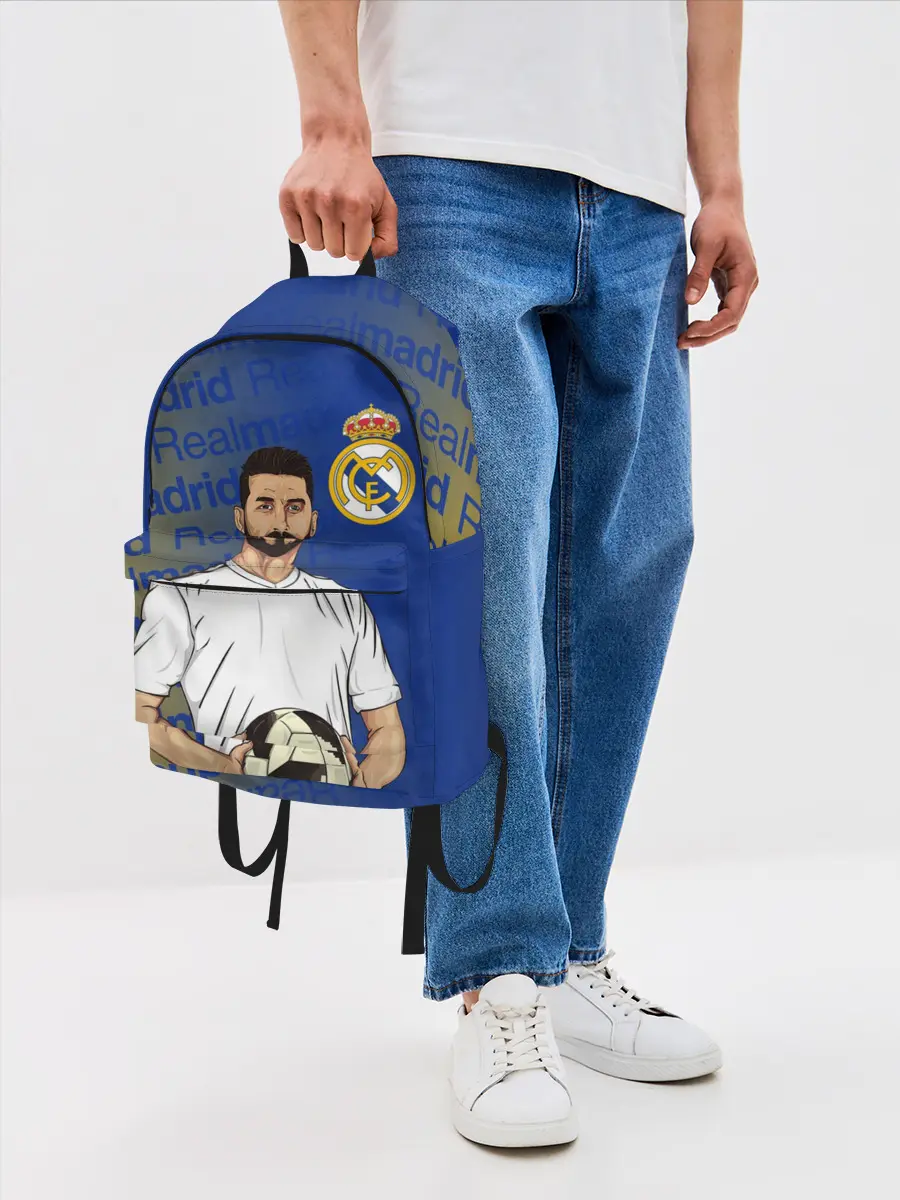 Рюкзак джинсовый / СЕРХИО РАМОС / РЕАЛ МАДРИД