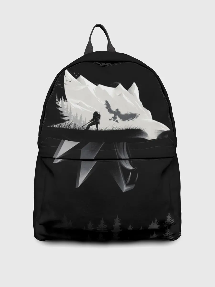 Рюкзак джинсовый / Геральт на охоте