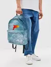 Рюкзак джинсовый / Дельфин в море