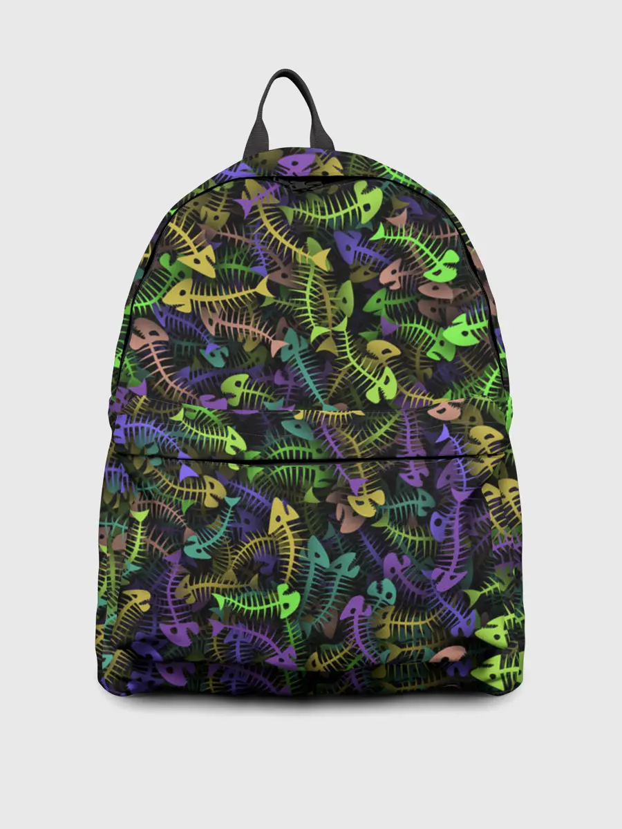 Рюкзак джинсовый / Neon Fish Bone