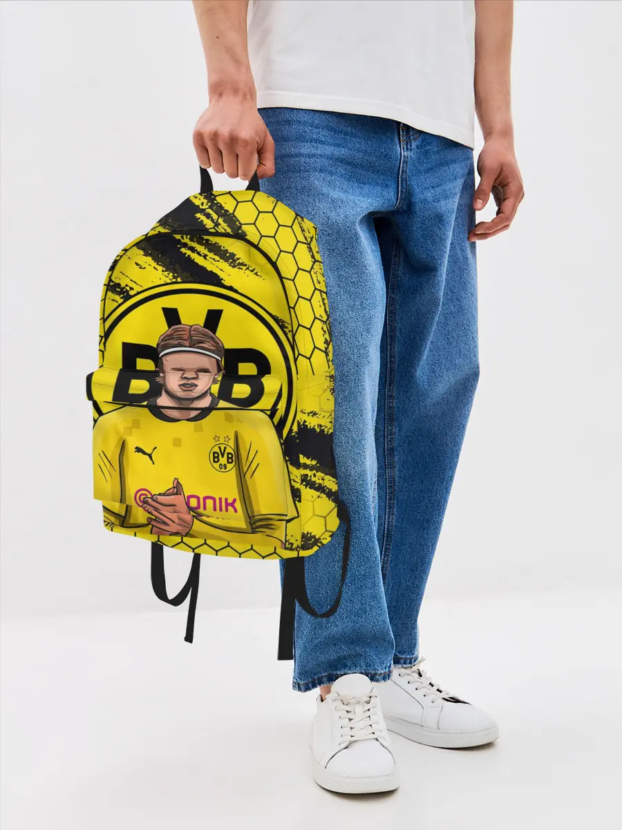 Рюкзак джинсовый / ЭРЛИНГ ХОЛАНД / ERLING HAALAND