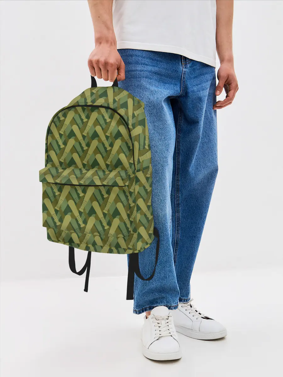 Рюкзак джинсовый / Бейсбольные Биты