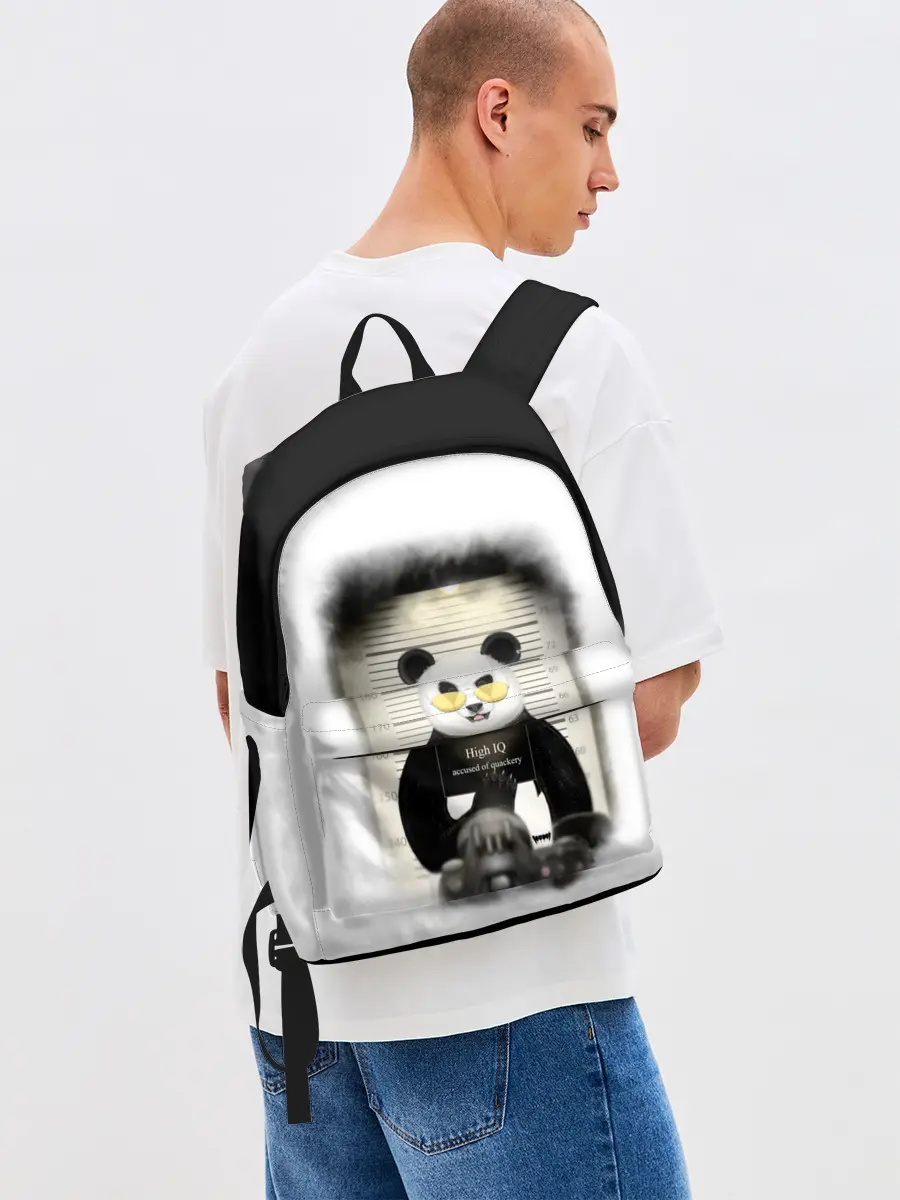 Рюкзак джинсовый / Yami: hight IQ 3D