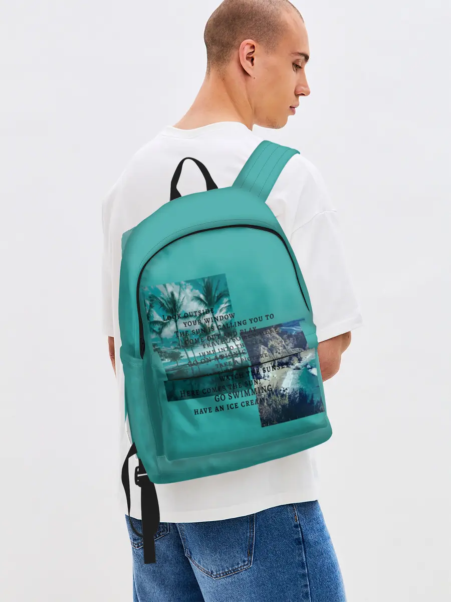 Рюкзак джинсовый / Море