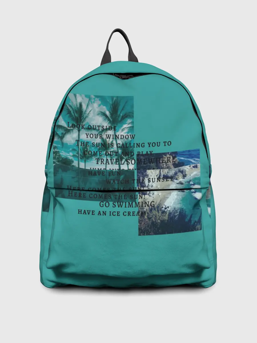 Рюкзак джинсовый / Море